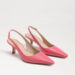 NEW - Sam Edelman Bianka Slingback Heels Pumps Rose Quartz Women's Size 9.5